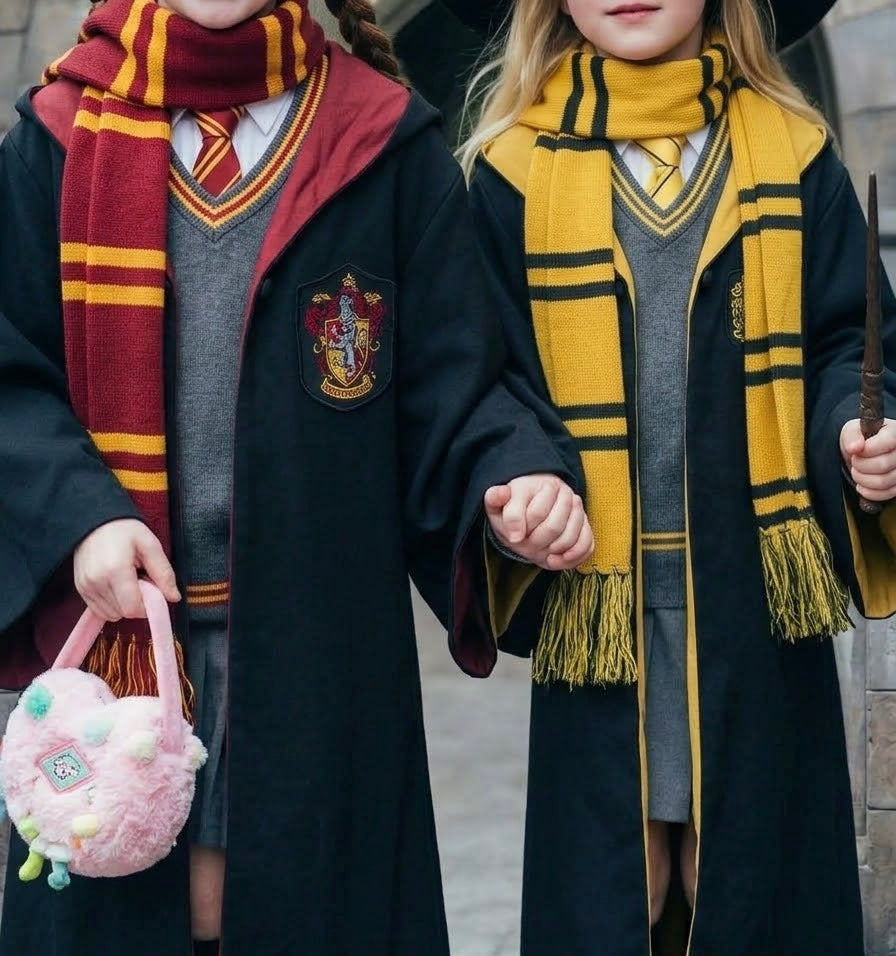 Kids&Adults Classic Wizard School Uniform Costume