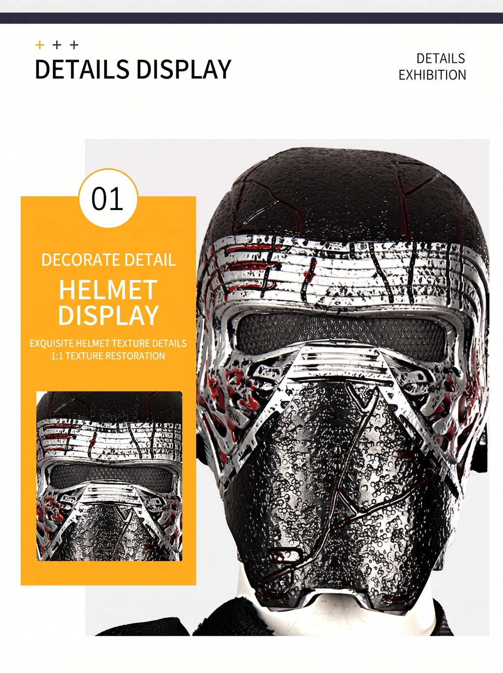 Star Wars: The Force Awakens Kylo Ren Cosplay Costume Full Set