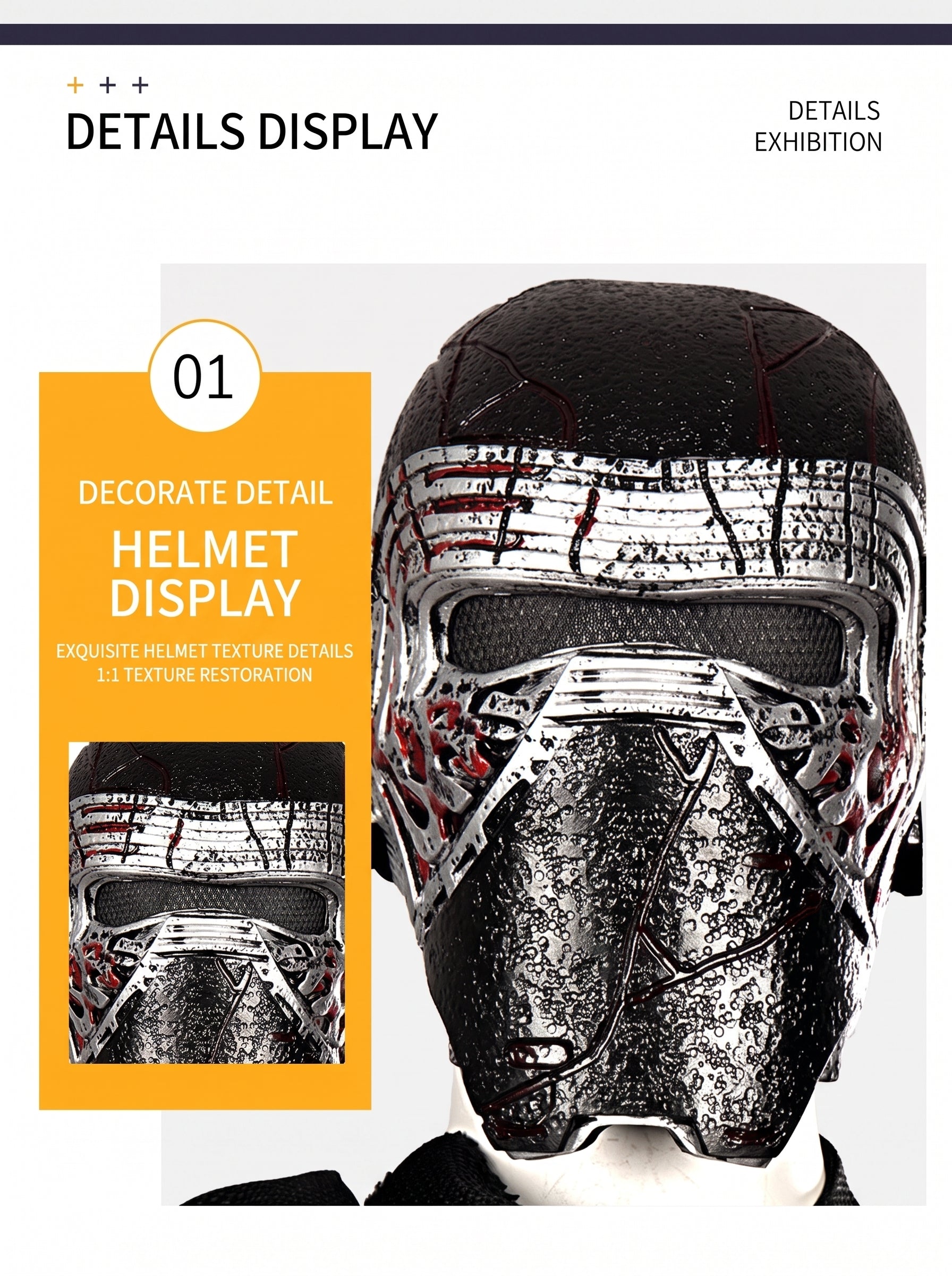 Star Wars: The Force Awakens Kylo Ren Cosplay Costume Full Set