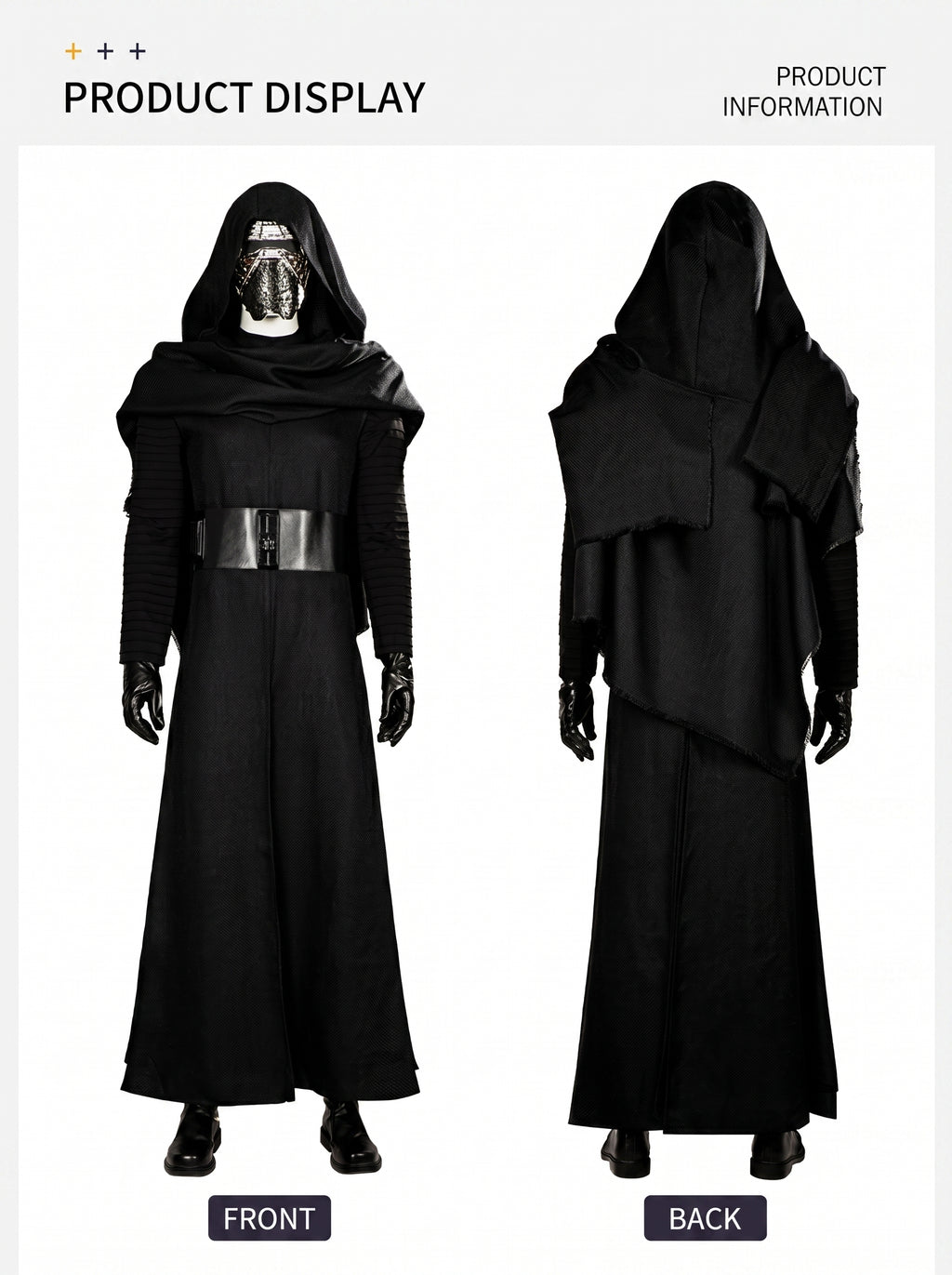 Star Wars: The Force Awakens Kylo Ren Cosplay Costume Full Set
