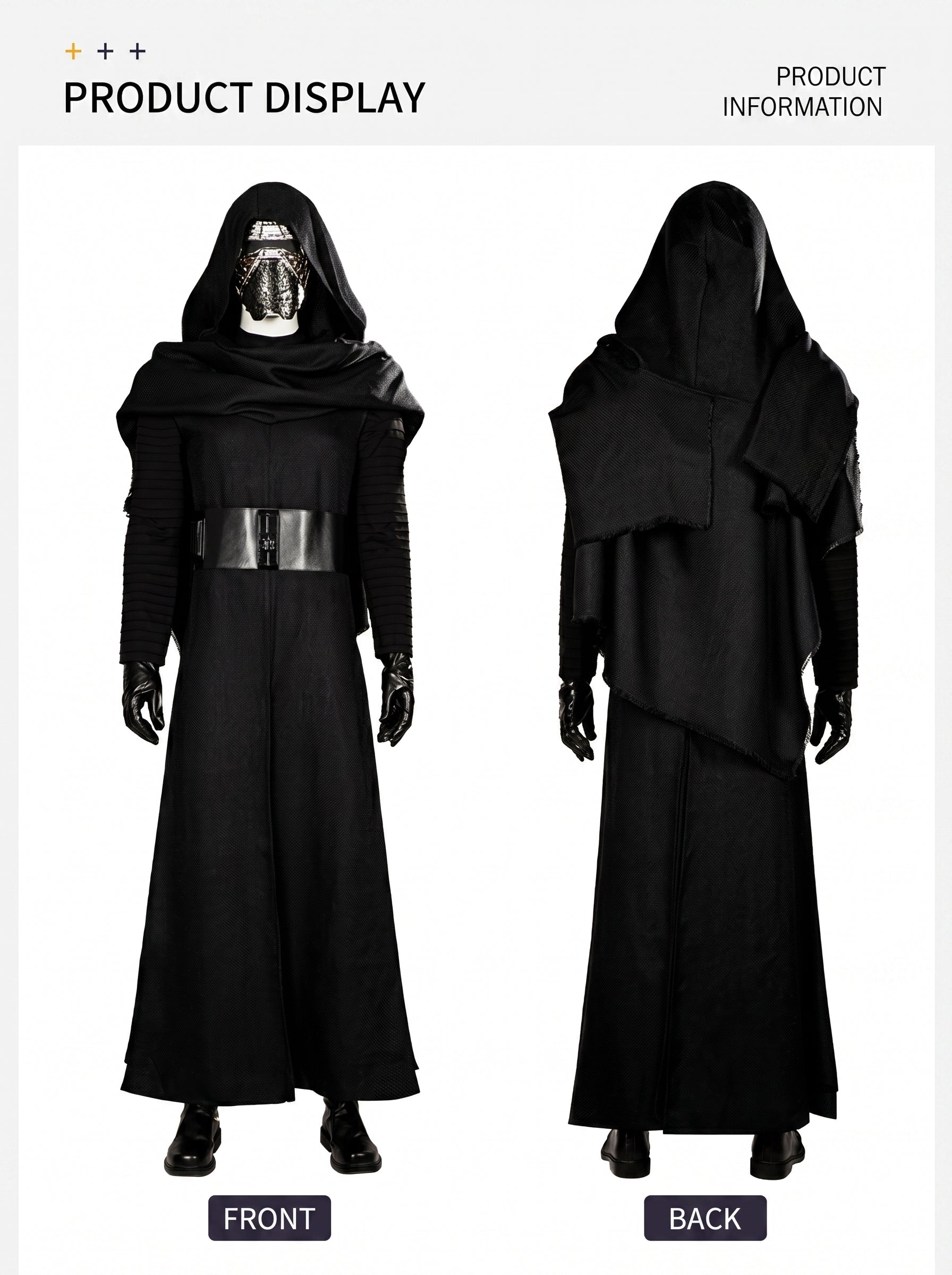 Star Wars: The Force Awakens Kylo Ren Cosplay Costume Full Set