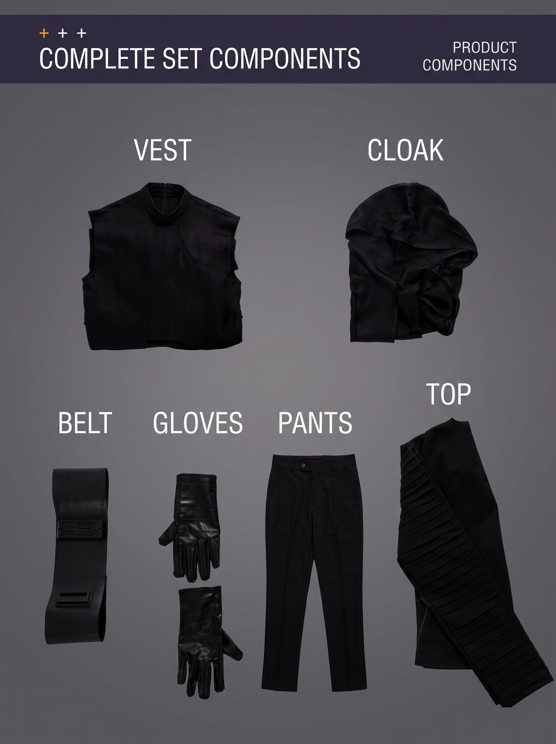 Star Wars: The Force Awakens Kylo Ren Cosplay Costume Full Set