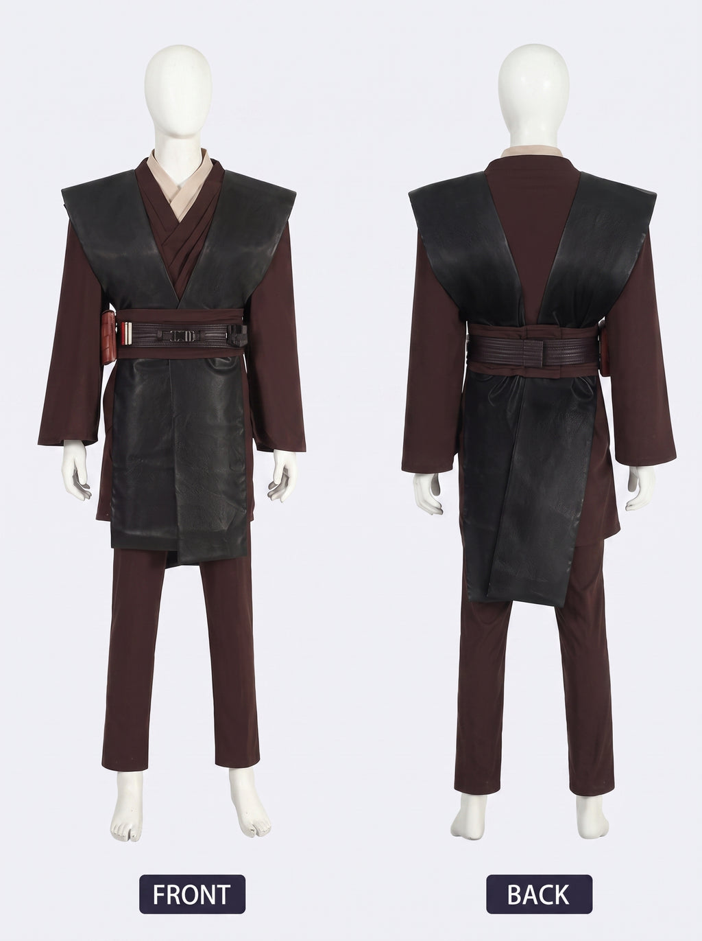Anakin Skywalker Star Wars Episode II Cosplay Costume Full Set