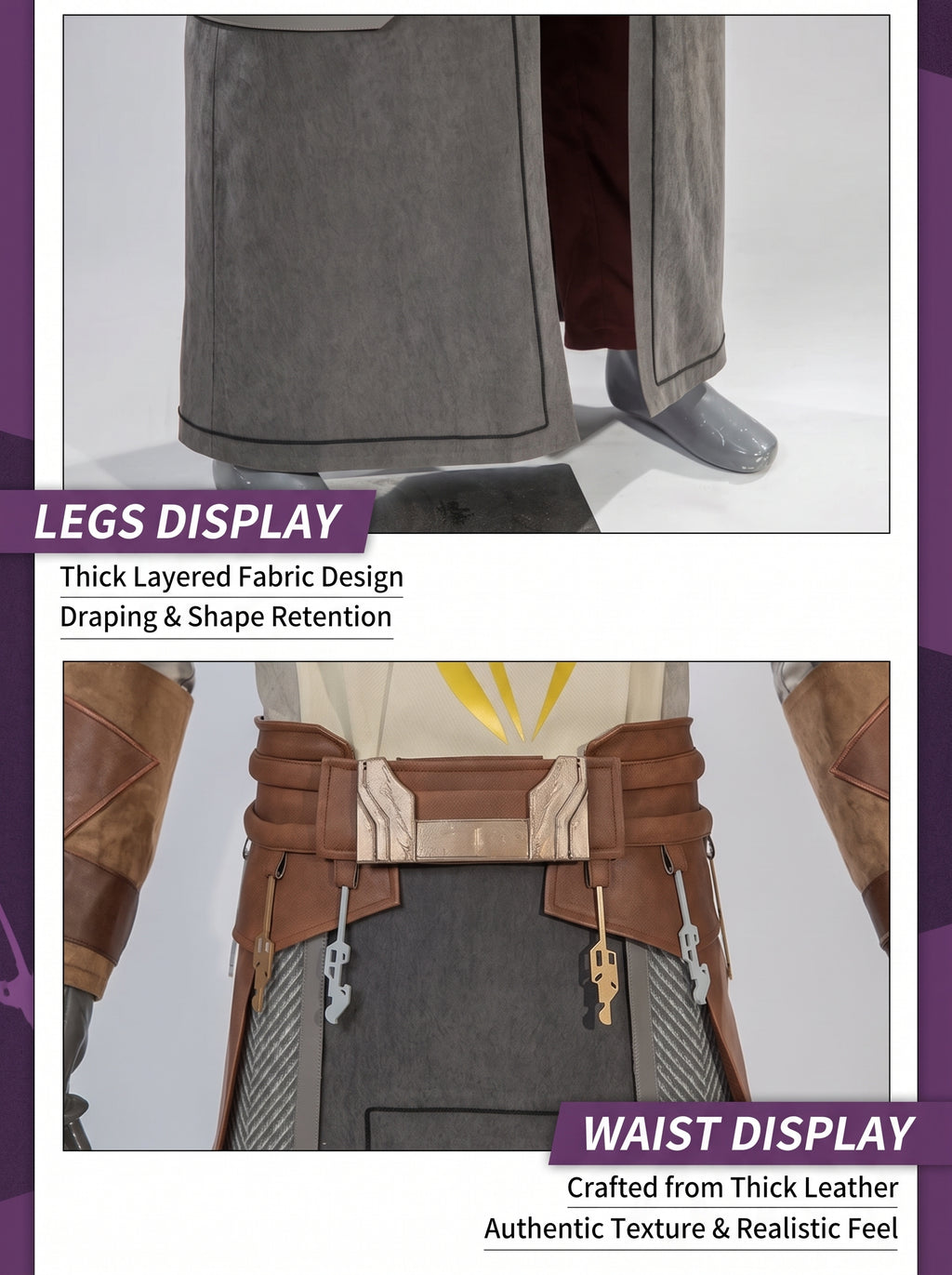 Star Wars: Galaxy of Heroes Jedi Temple Guard Cosplay Costume Full Set