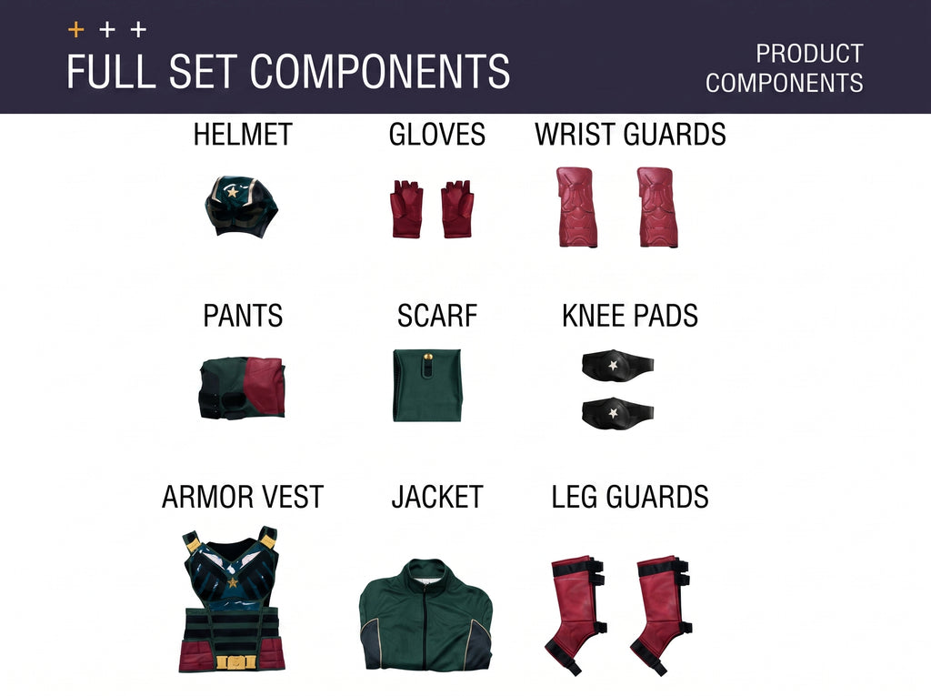 The Boys Season 3 Soldier Boy Cosplay Costume Full Set