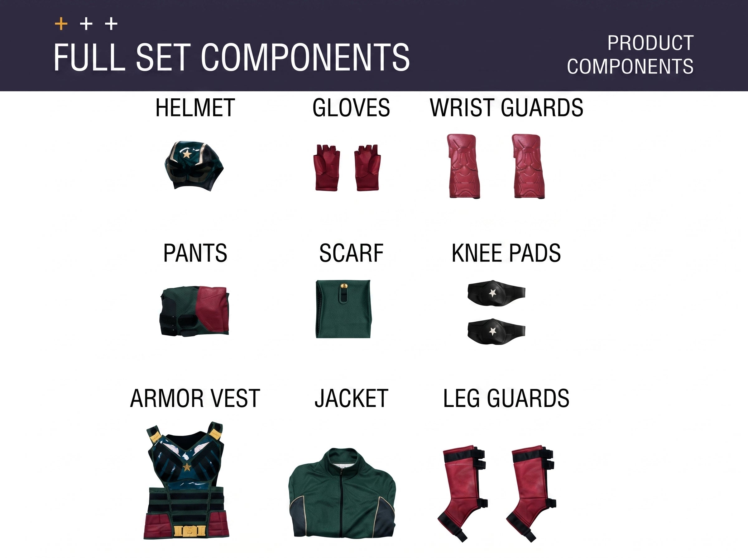The Boys Season 3 Soldier Boy Cosplay Costume Full Set
