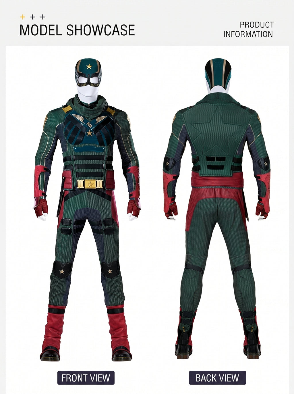 The Boys Season 3 Soldier Boy Cosplay Costume Full Set