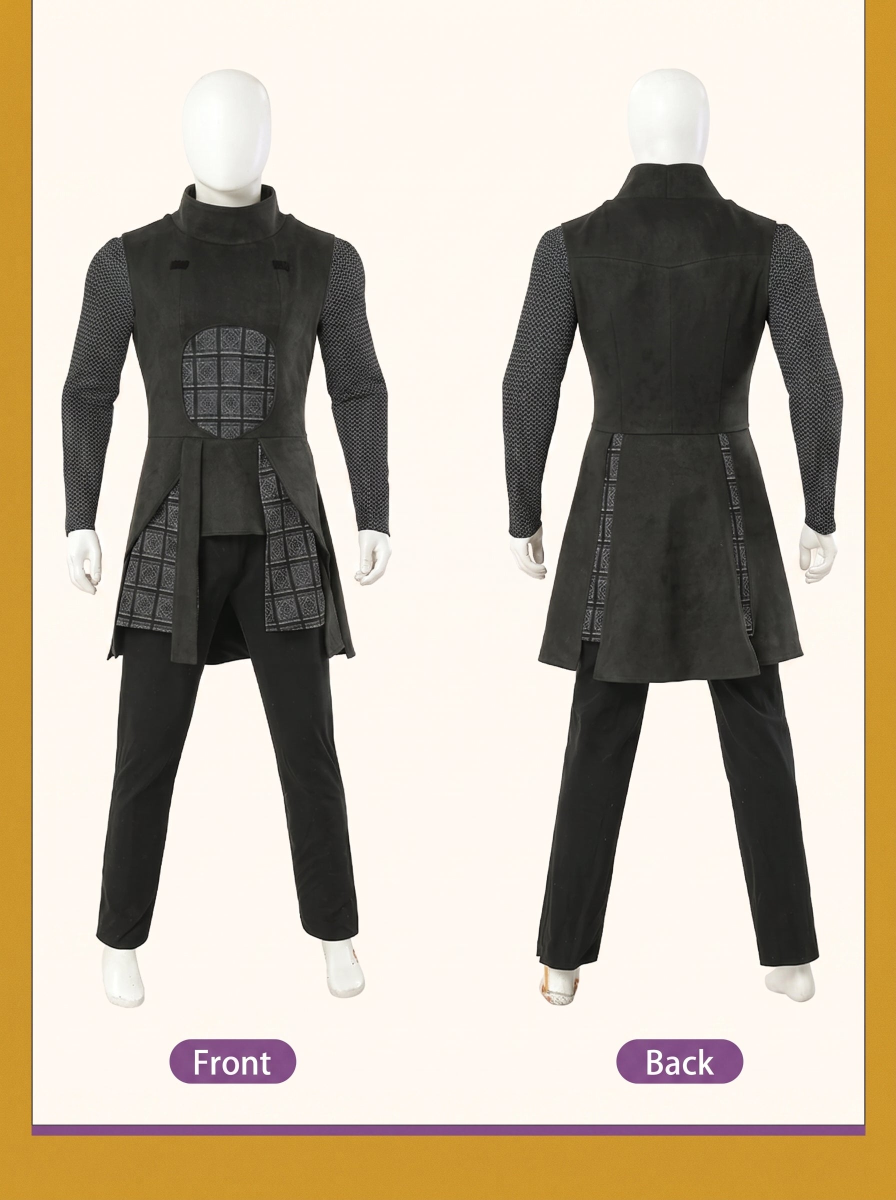 Avengers: Doomsday Doctor Doom Cosplay Costume Black Full Set