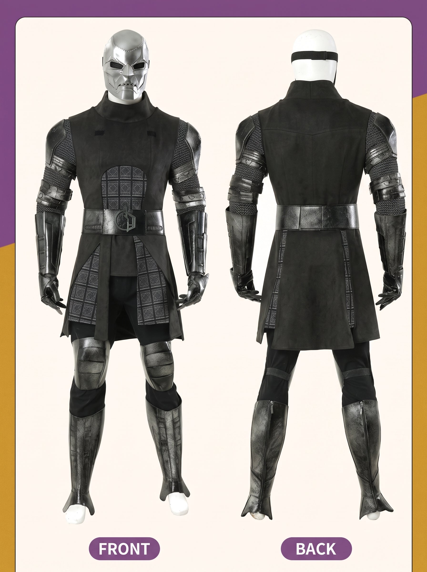 Avengers: Doomsday Doctor Doom Cosplay Costume Black Full Set