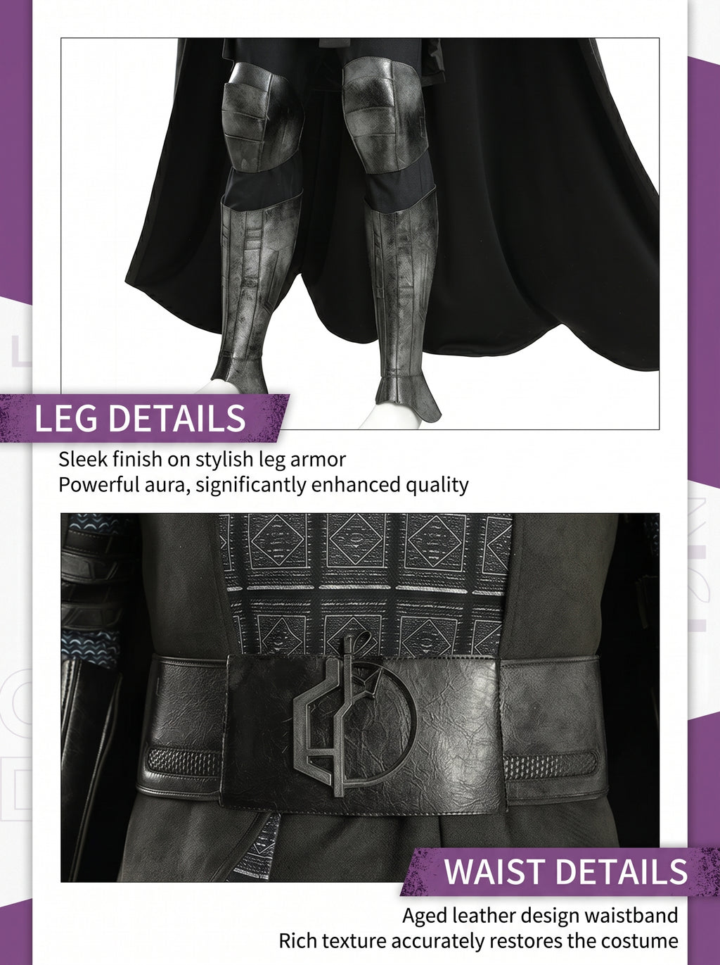 Avengers: Doomsday Doctor Doom Cosplay Costume Black Full Set