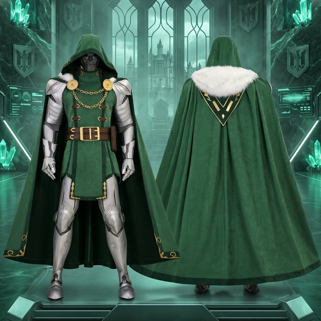 Doctor Doom Victor Von Doom Cosplay Costume Full Set