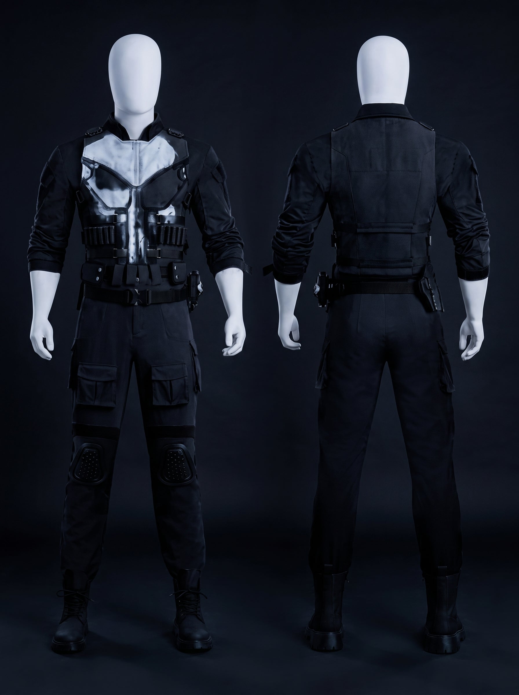 Daredevil Born Again Punisher Frank Castle Premium Cosplay Costume