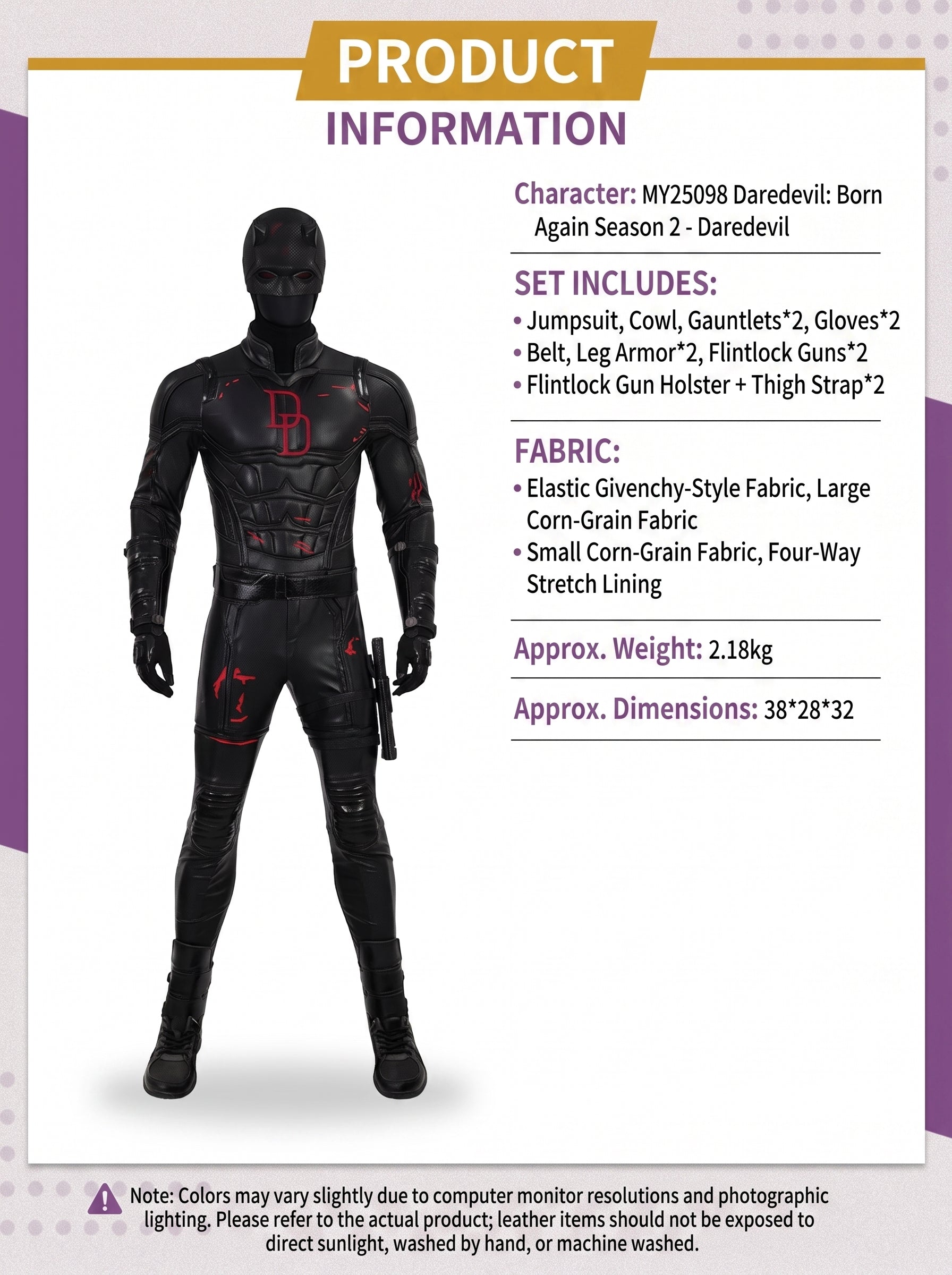 Daredevil Born Again Matt Murdock Premium Cosplay Costume