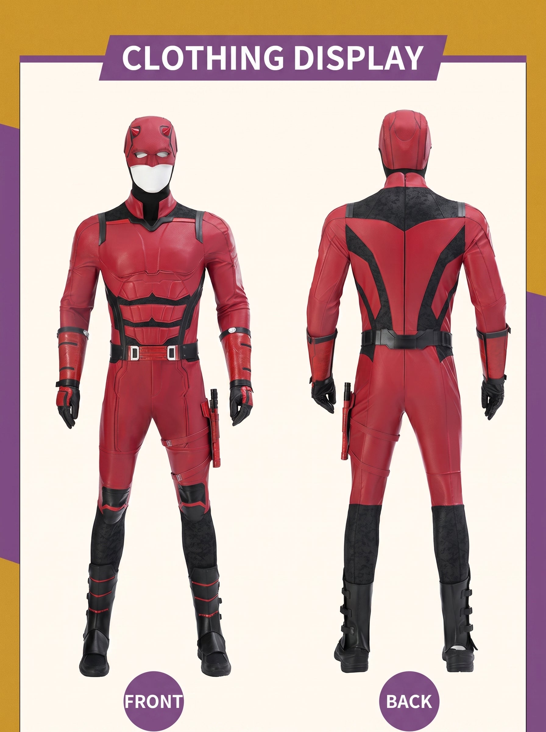 Daredevil Born Again Matt Murdock Premium Cosplay Costume Full Set