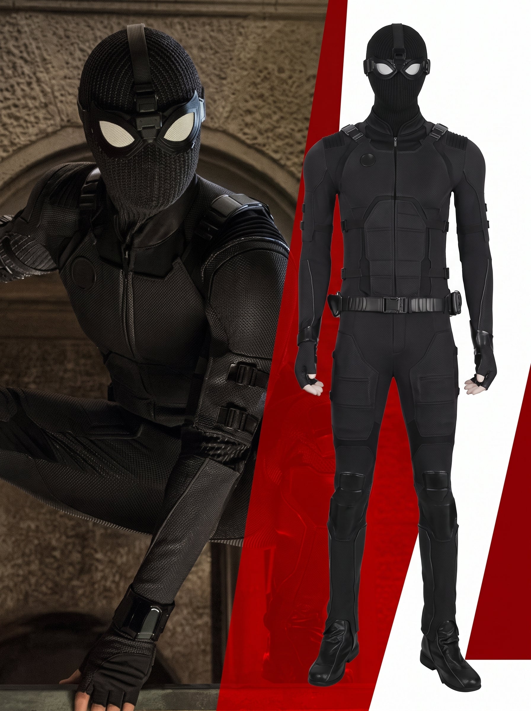 Spider-Man Far From Home Stealth Suit Premium Cosplay Costume