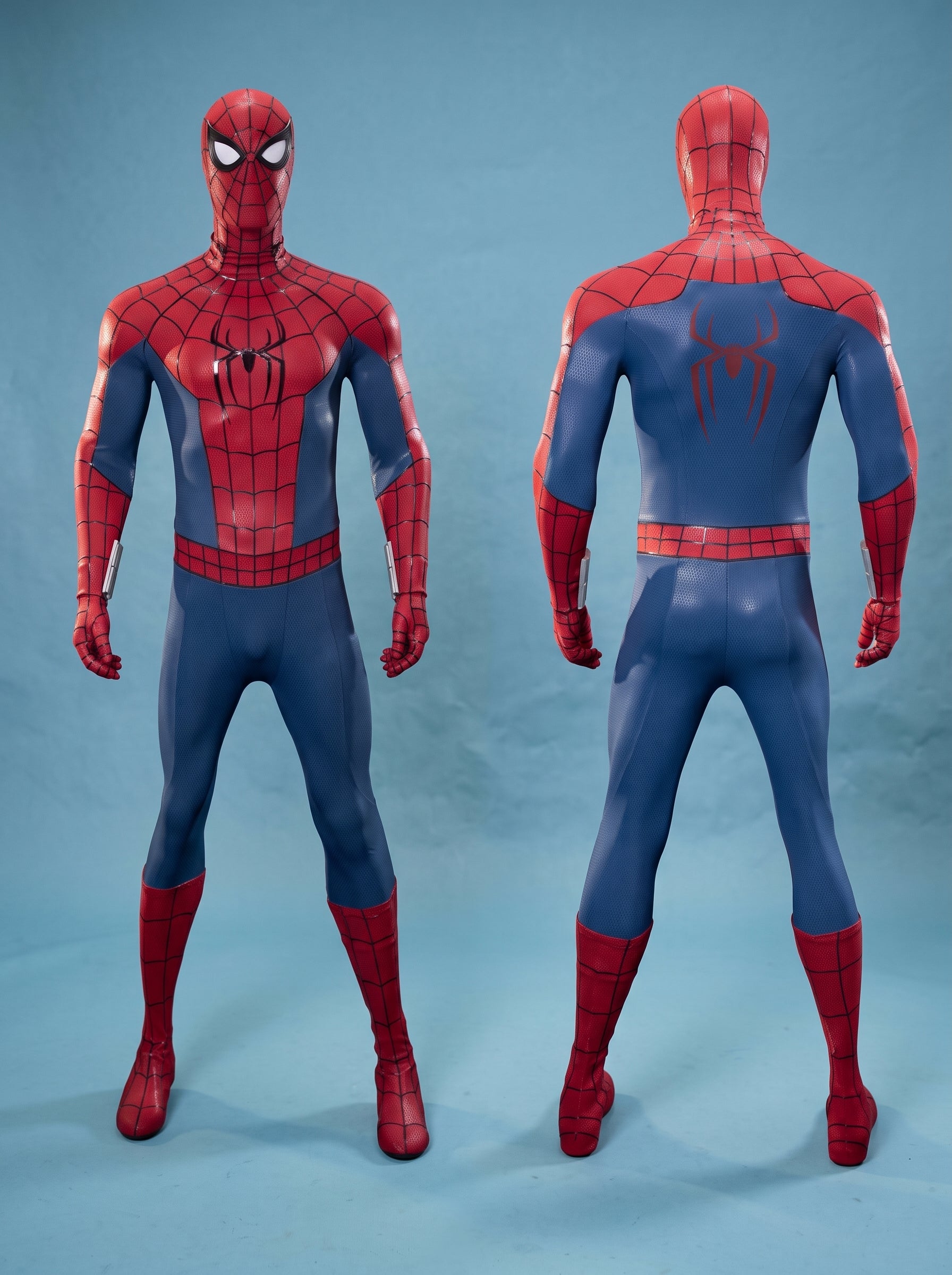 Premium Red Web Hero Cosplay Costume Full Set – Movie Inspired Halloween Outfit