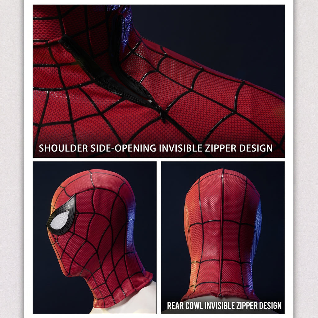 Premium Red Web Hero Cosplay Costume Full Set – Movie Inspired Halloween Outfit