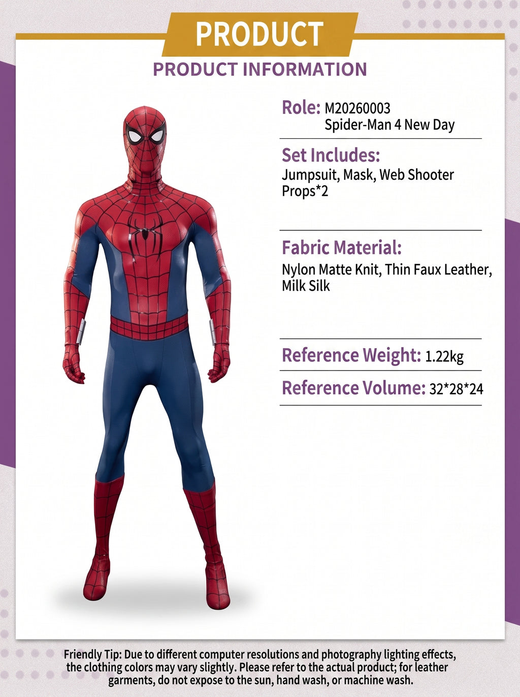 Premium Red Web Hero Cosplay Costume Full Set – Movie Inspired Halloween Outfit