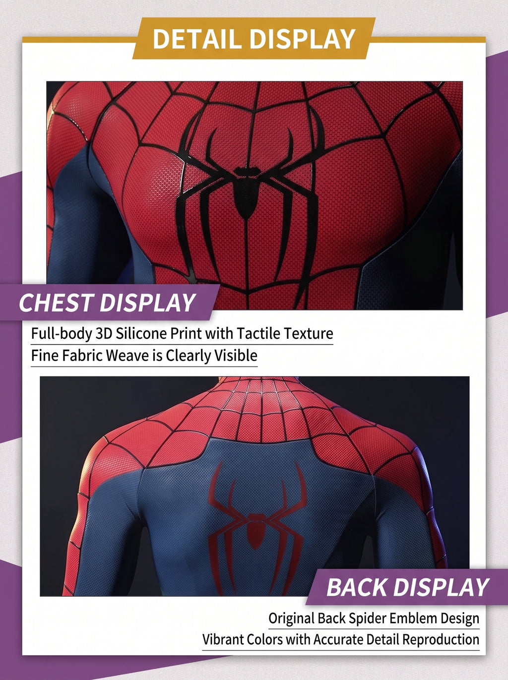Premium Red Web Hero Cosplay Costume Full Set – Movie Inspired Halloween Outfit