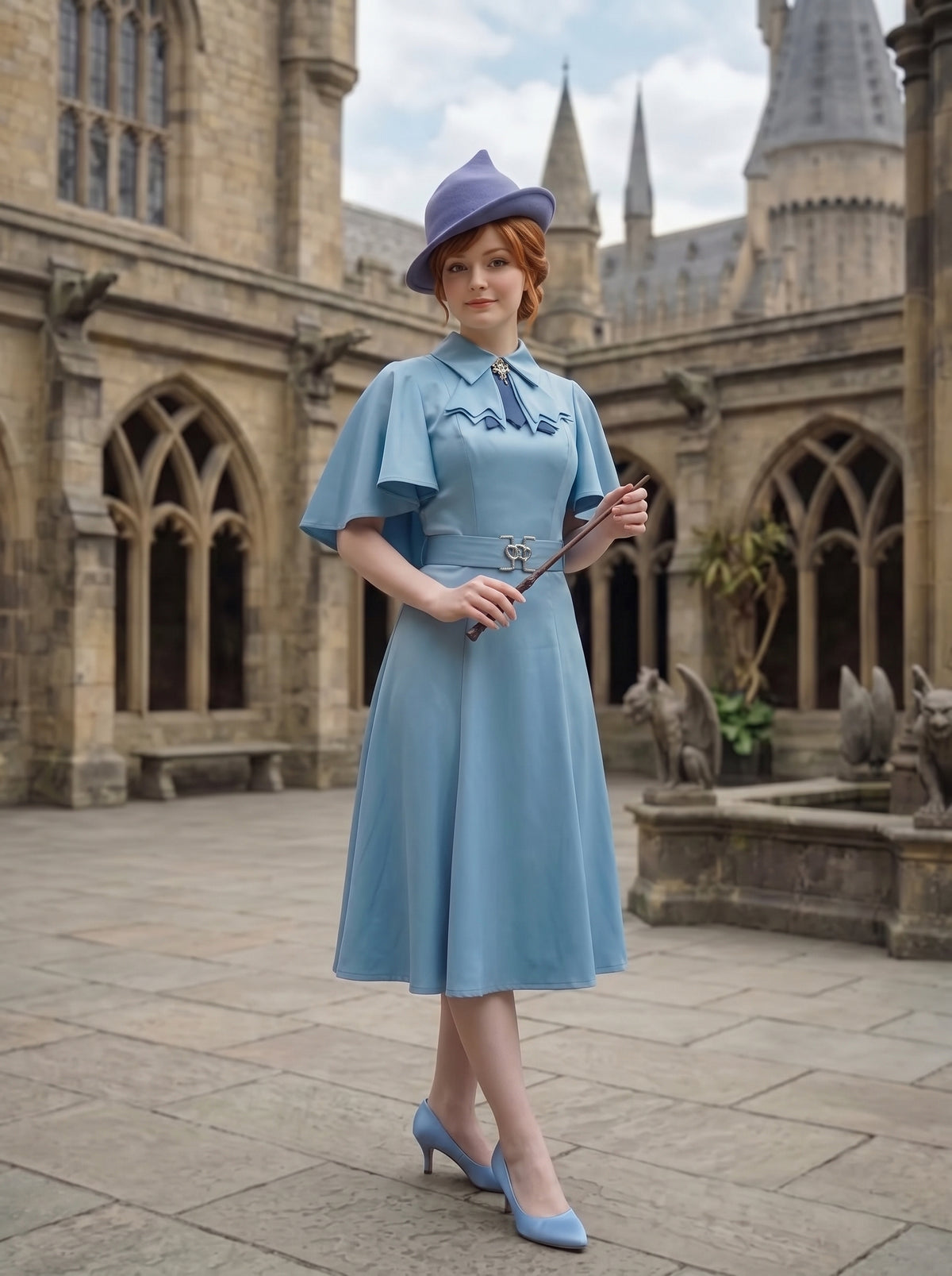 Vintage Delacour Beauxbatons Uniform