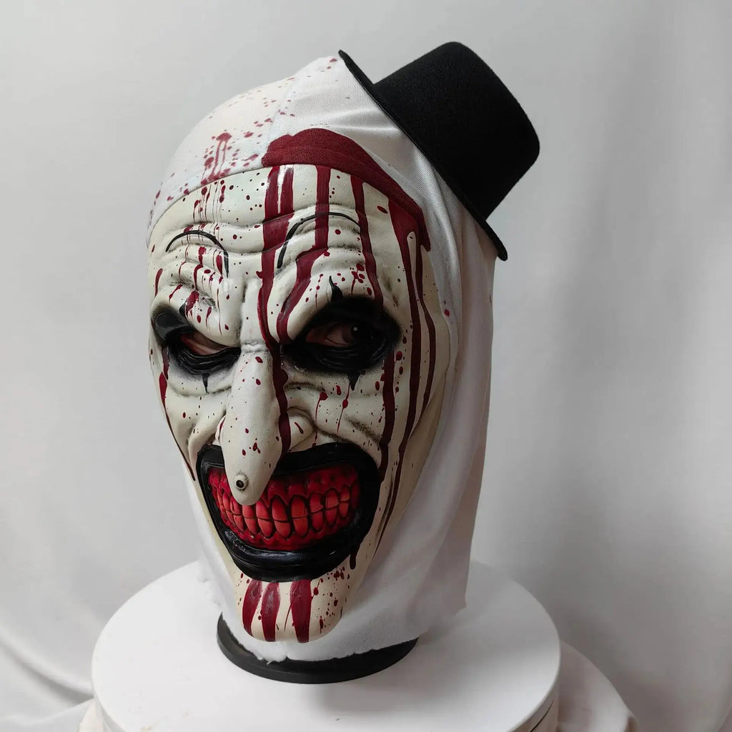 Horror Bloody Clown Latex Mask | Full Head Scary Halloween Cosplay Mask