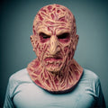 Freddy Krueger Full Face Cosplay Mask Horror Latex Headgear for Halloween