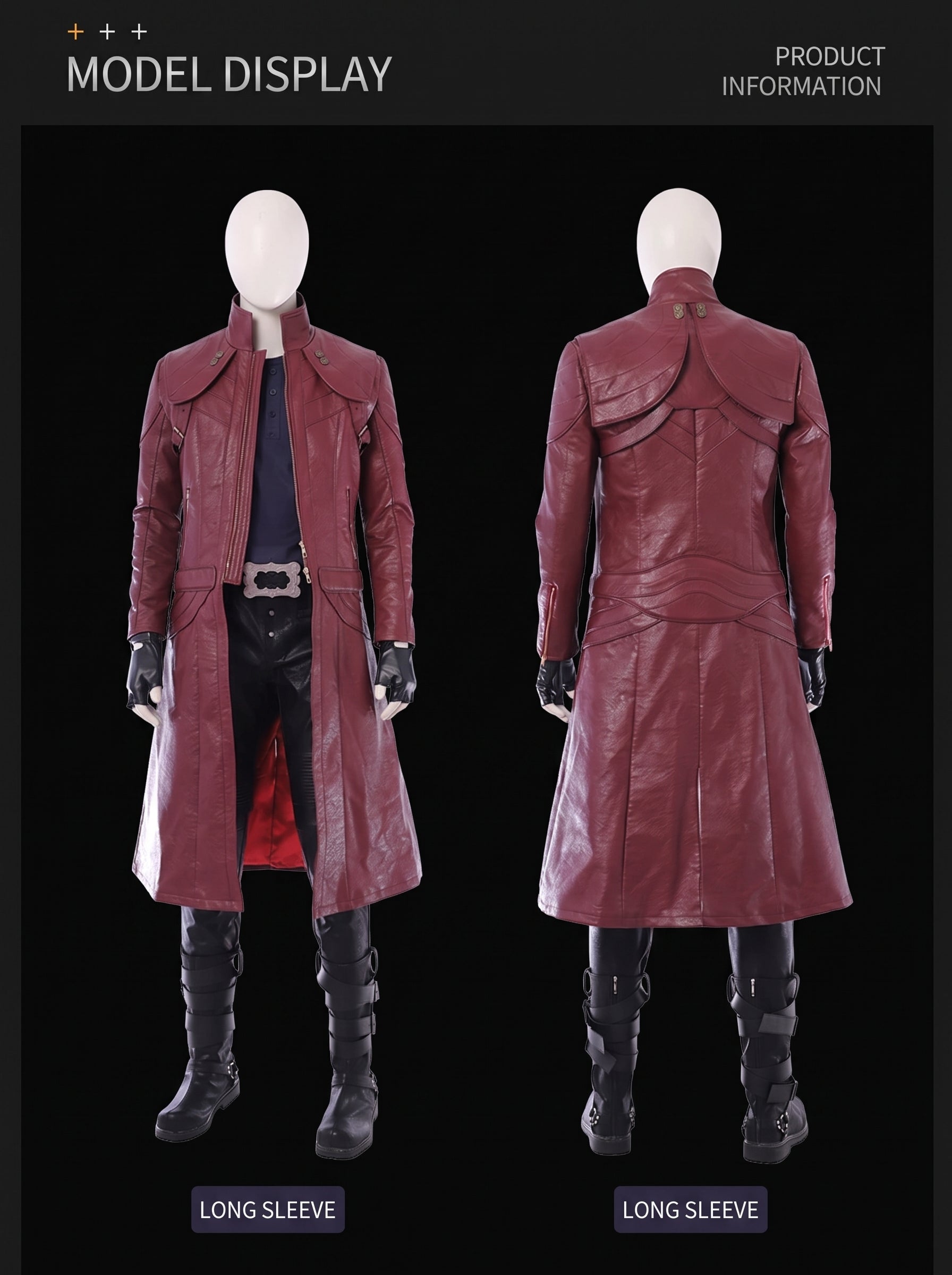 Devil May Cry 5 Dante Cosplay Costume Premium Full Set Halloween Outfit