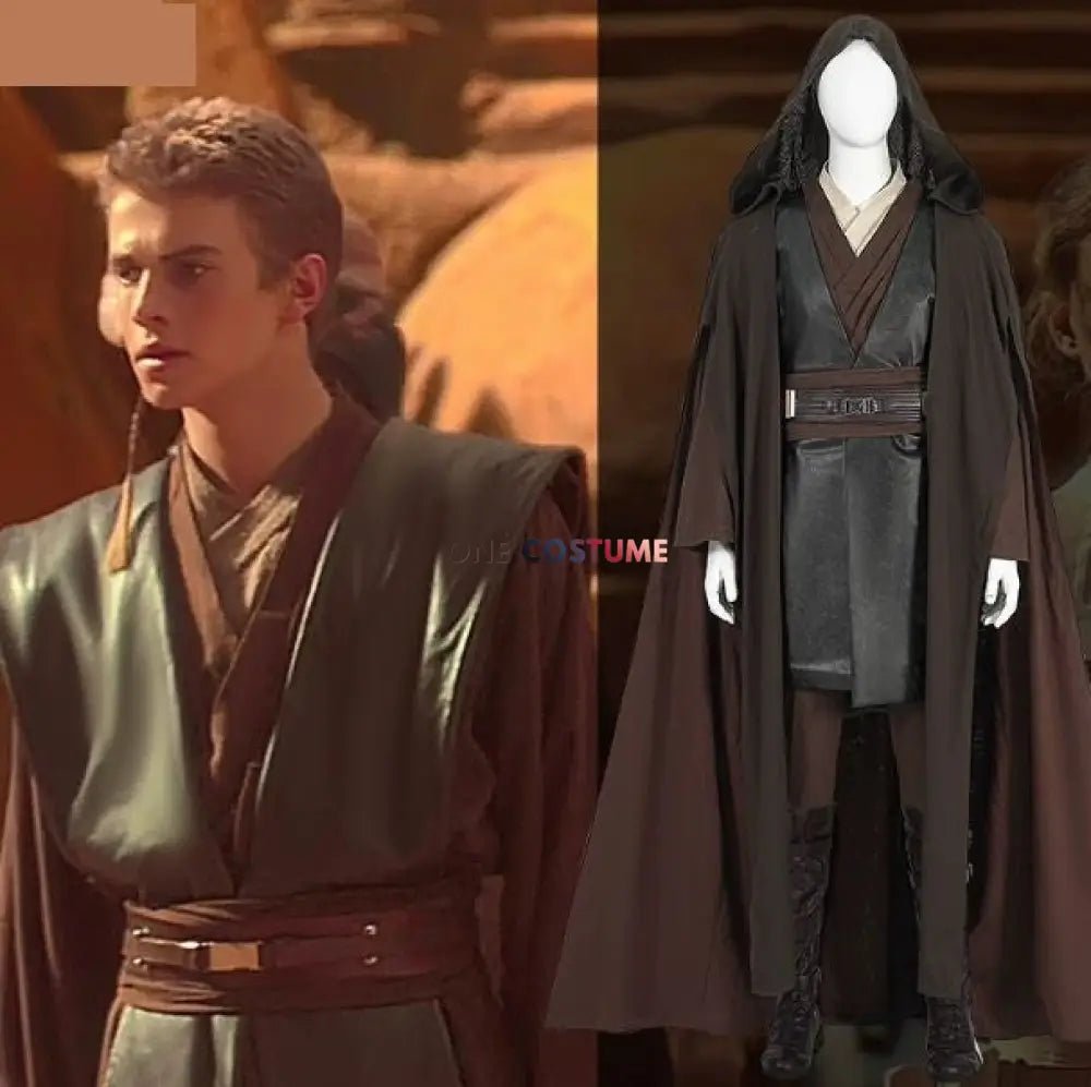 Anakin Skywalker Star Wars Episode II Cosplay Costume Full Set - Cosplay Costume