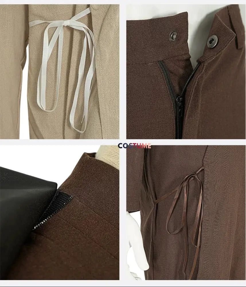 Anakin Skywalker Star Wars Episode II Cosplay Costume Full Set - Cosplay Costume