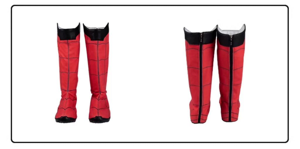 Spider-Man Premium Costume Red Web Hero Cosplay Costume Full Set | ONE COSTUME