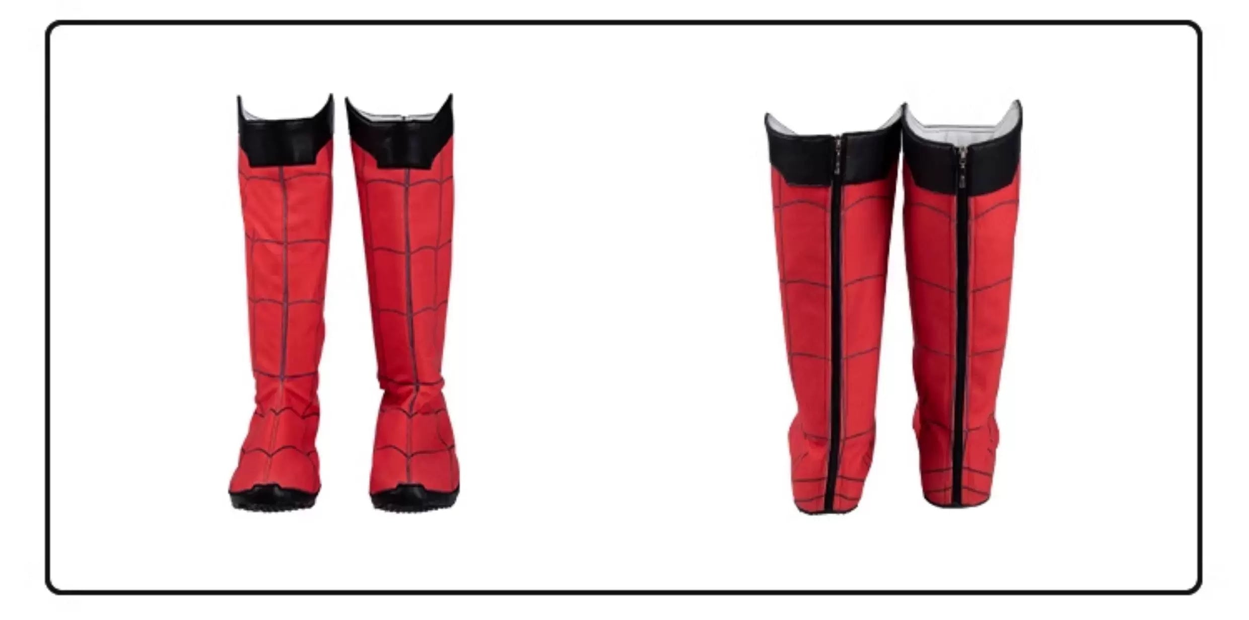 Spider-Man Premium Costume Red Web Hero Cosplay Costume Full Set | ONE COSTUME