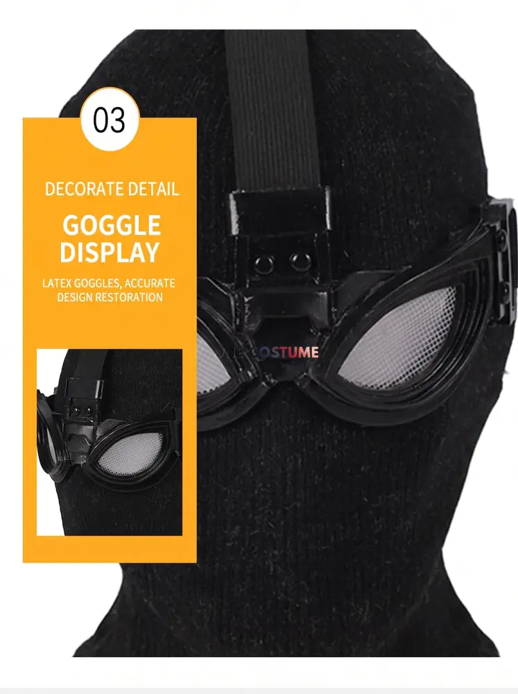 Spider-Man Far From Home Stealth Suit Premium Cosplay Costume - Cosplay Costume