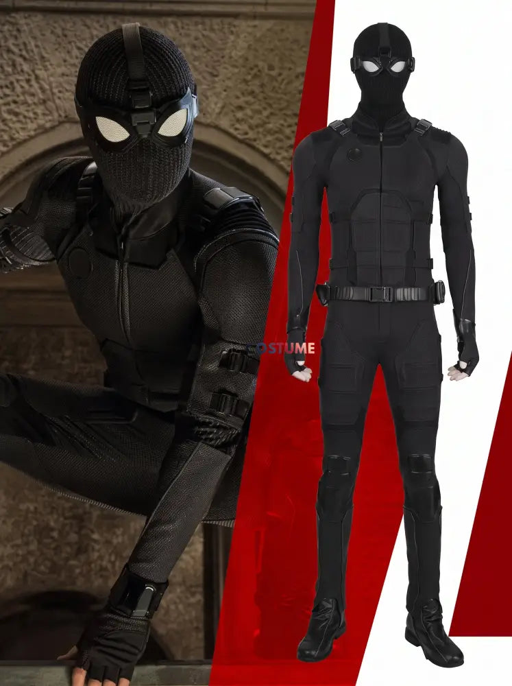 Spider-Man Far From Home Stealth Suit Premium Cosplay Costume - Cosplay Costume